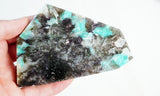 Amazonite, Smoky Quartz & Lepidolite Slab