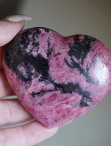 Rhodonite Heart